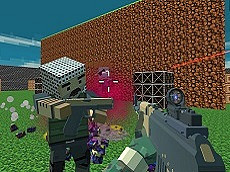 Shooting Blocky Combat Swat GunGame Survival